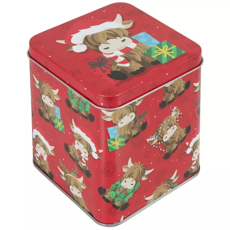 Highland Cowamels keepsake tin