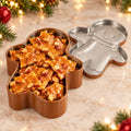 Gingerbread Gift Tin filled with peanut brittle (G1)